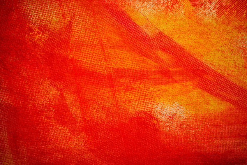 Orange paint canvas by Sean Gladwell via Getty Images